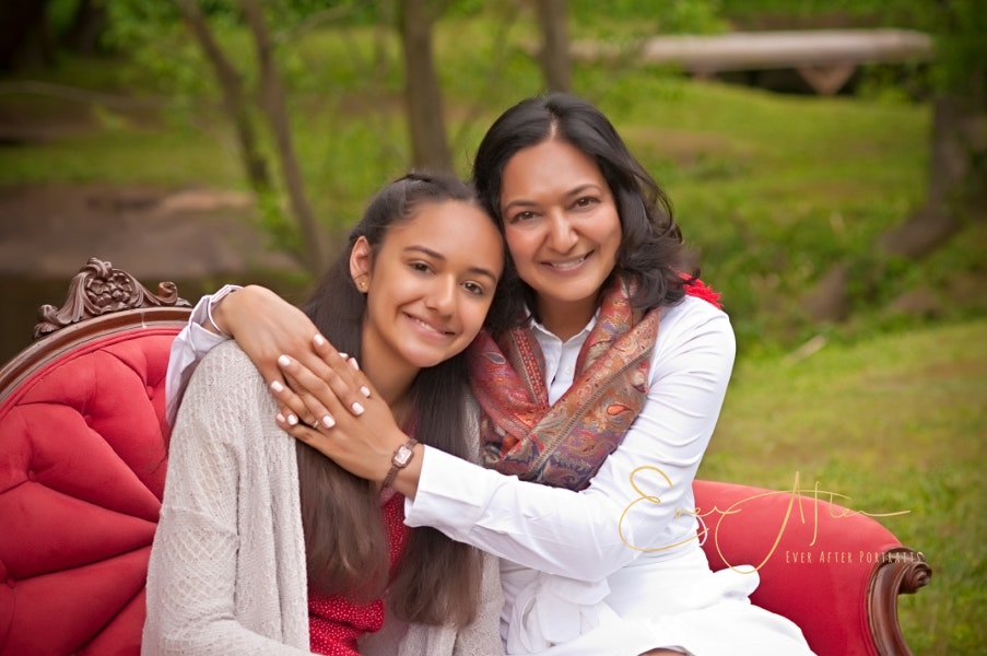 Mother Daughter Portraits in Silver Spring